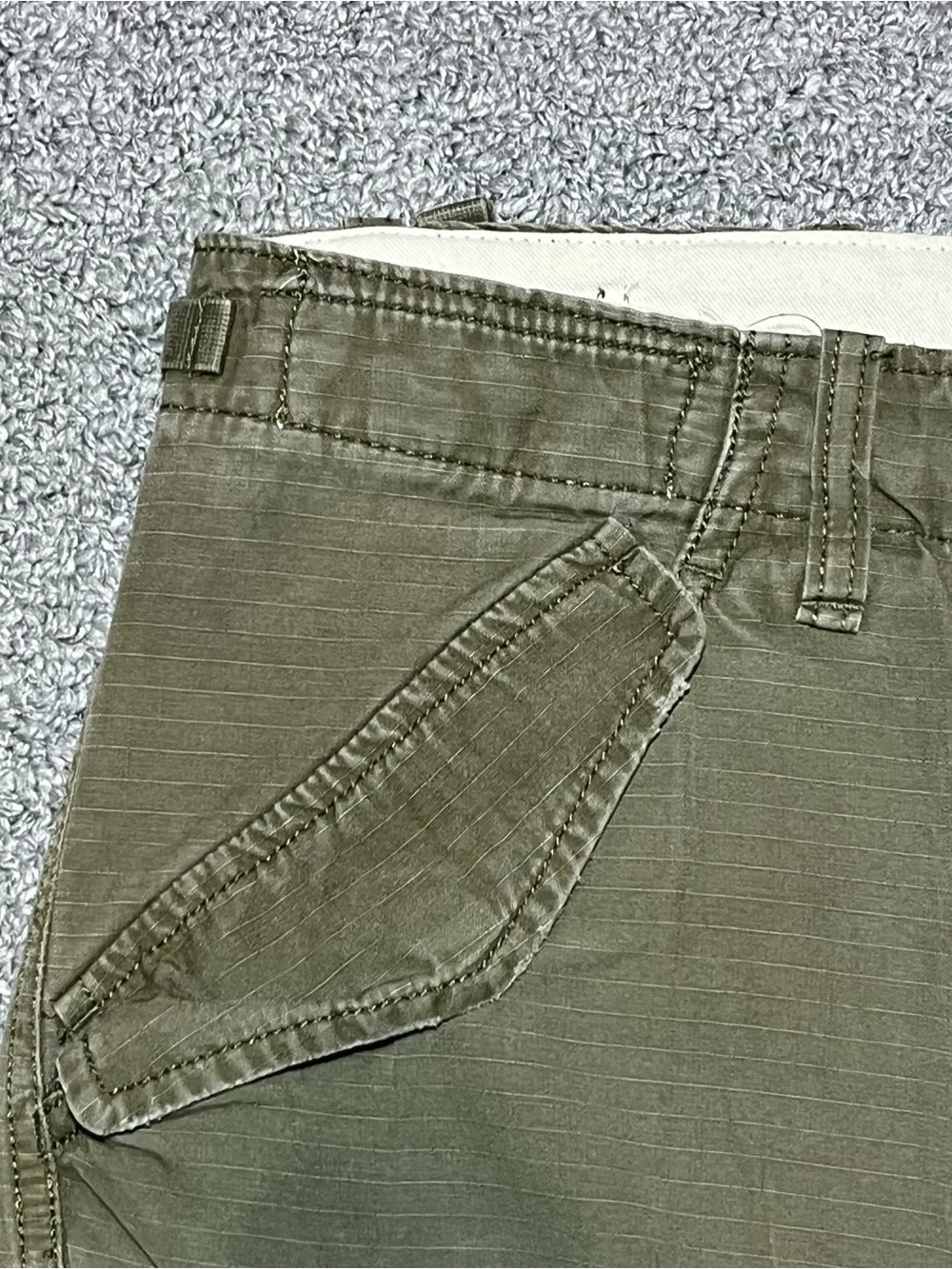 Polo Ralph Lauren Utility Surplus Ripstop Cargo Pants Mens 32X30 Green Slim Fit